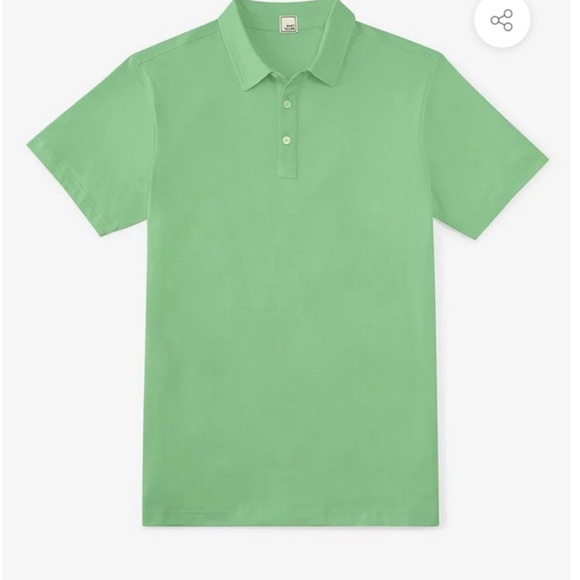 Swet Tailor All in polo Size Large Pistachio Green NWT - Picture 4 of 5